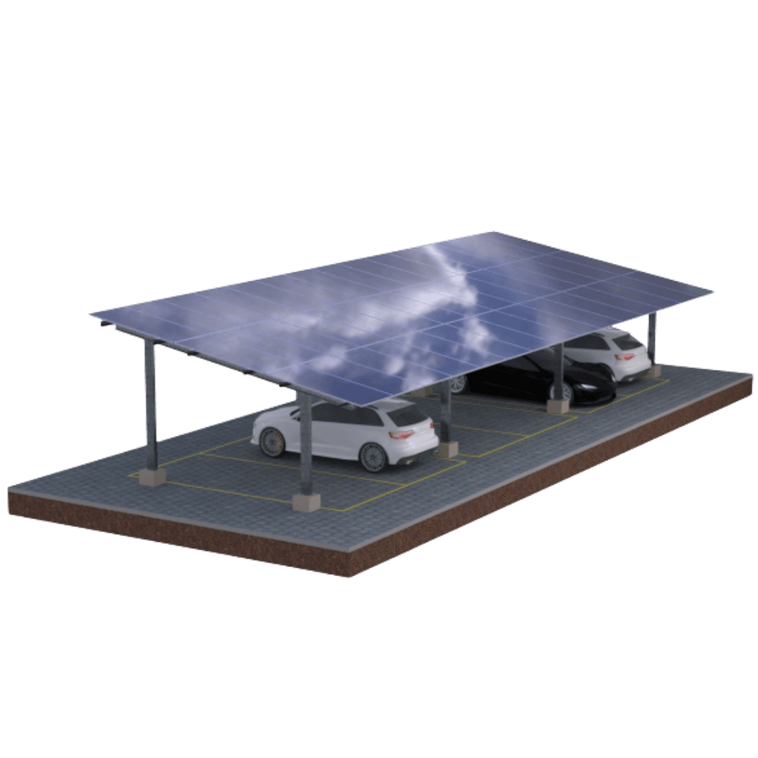 Carport p/ 2 vagas 15 módulos